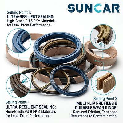 구입하다 365-2932 Cylinder Seal Kit for C.A.T D6R III D6T 온라인 제조