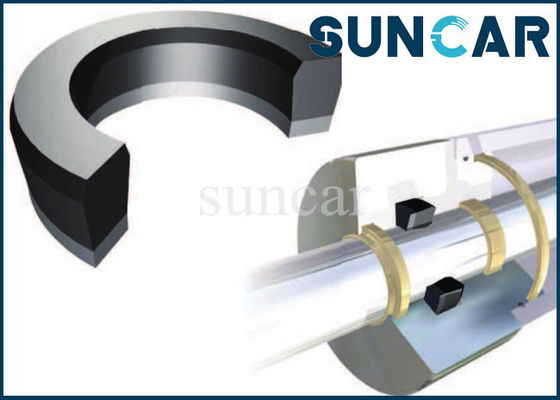 주문 TSE/AI 직물 유형 오일 씰 표준 크기 NBR 재질 유압 피스톤 로드 씰 online manufacture