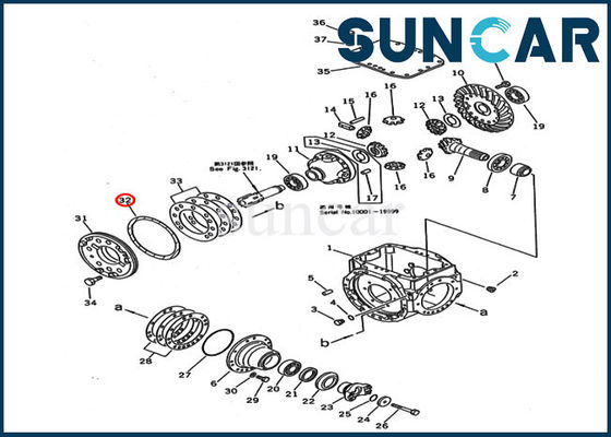 주문 417-33-11430 변속기 수리 씰 링 WA100-1 WA120-3 로더 Komatsu 교체 씰 online manufacture