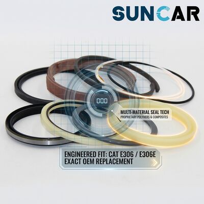 375-0750 Bucket Piston Cylinder Seal Kit For C.A.T. E306 E306E